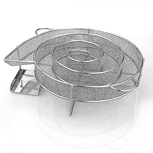 Naysku Cold Smoke Generator, Pellet Smoker Tray, Maze Smoker for Cold Smoking, Stainless Steel Grill Cooking Tools for BBQ Grill or Smoker Wood Dust, Outdoor Smokers for Any BBQ or Cabinet