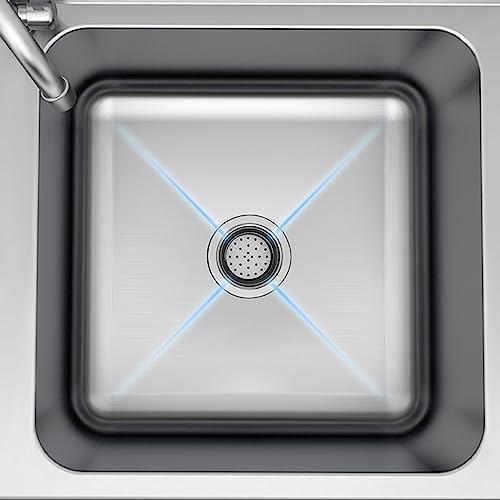 Stainless Steel Sink, Single Tank With Bracket Integrated Simple Floor Washbasin, Household Balcony Kitchen Sink Commercial