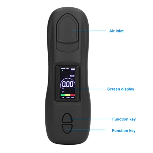 Alcohol Detector, Easy to Use Alcohol Breath Tester Detector Electrochemical Sensors Widely Used DC5V for Family Dinners for Bar Hangover