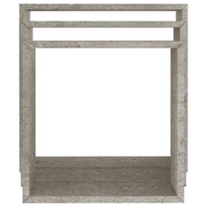 Penau Wall Cube Shelves 3 pcs Concrete Gray Organize with Style Wall Shelves Versatile Wall Shelves