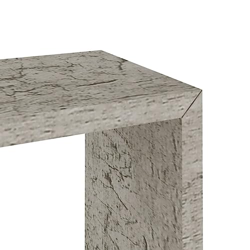 Penau Wall Cube Shelves 3 pcs Concrete Gray Organize with Style Wall Shelves Versatile Wall Shelves