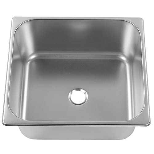 Undermount Sink, Yacht Sink L330 W300 H150mm Stain Resistant 304 Stainless Steel for Camper for Bar for Bathroom