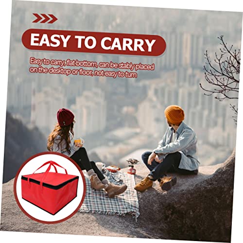 KICHOUSE Delivery Warmer Bags 2pcs Insulation Bags Cake Decorating Shopping Bag Organizer Deco Outdoor Insulated Food Container Portable Cake Bag Takeout Thermal Insulation Bag Fold