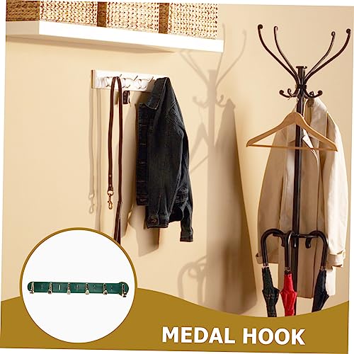 Toddmomy Medal Hanger Display with Hooks Plastic Display Stands Clothes Rack with Shelf Hanging Racks for Clothes Medal Shelf Medal Holder Displaying Stand Light Luxury Hook up Storage Rack