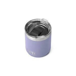 yeti rambler 10 oz stackable lowball 2.0, vacuum insulated, stainless steel with magslider lid, cosmic lilac