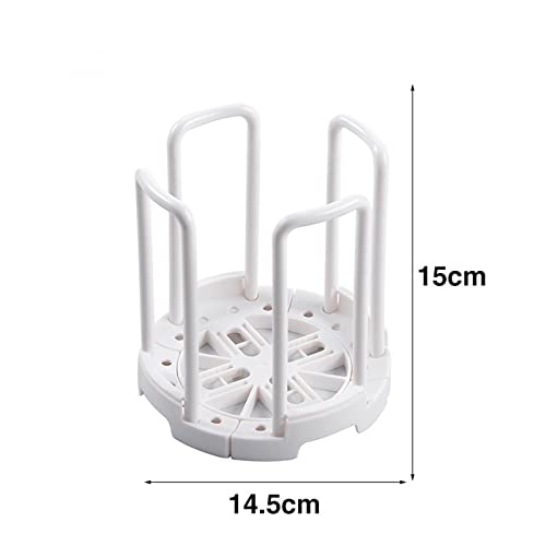 BAFAFA Drying Rack, Retractable Desktop Bowl Holder Kitchen Organizer Plastic Drain Water Cup Shelf Cabinet Dishes Rack Plate Storage Tool Shelves (Color : Grey)