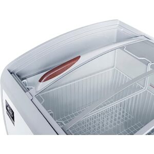 Nexel Ice Cream Freezer, Curved Glass Lid, 49"W