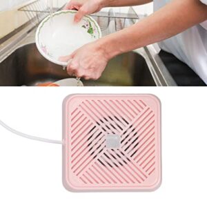 Mini Fruit Dishwasher, Safe USB Dishwasher Sound Vibration Double Purification for Home(Pink)