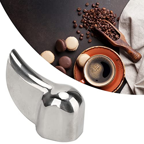 Stainless Steel Diversion Nozzle, Rust Proof Coffee Handle Diversion Nozzle Perfect Fit Anti High Efficiency Food Grade for Semi Auto Coffee Maker