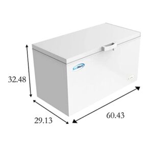 KoolMore SCF-16C Chest Freezer, 16 cu. ft, White & J-B Weld WaterWeld, 1 Hour Cure, Epoxy Putty Stick - 2 Pack, Off-White (8277-2)