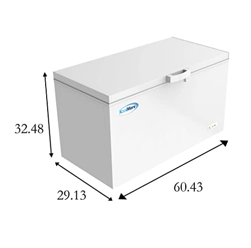 KoolMore SCF-16C Chest Freezer, 16 cu. ft, White & J-B Weld WaterWeld, 1 Hour Cure, Epoxy Putty Stick - 2 Pack, Off-White (8277-2)