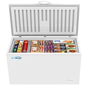 KoolMore SCF-16C Chest Freezer, 16 cu. ft, White & J-B Weld WaterWeld, 1 Hour Cure, Epoxy Putty Stick - 2 Pack, Off-White (8277-2)