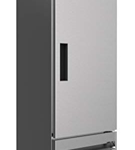 KoolMore RIR-3D-GD Commercial Refrigerator, Triple Door, Stainless Steel,66.5 cubic feet & 29" Stainless Steel Solid Door Commercial Reach-in Refrigerator Cooler - 19 cu. ft (RIR-1D-SS-19C)