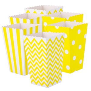 ultechnovo 48pcs popcorn boxes popcorn box candy containers popcorn cups disposable containers for food french fries boxes baking wrap boxes party popcorn box popcorn paper serving cups mini