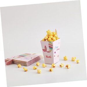 ULTECHNOVO 12pcs Popcorn Boxes Mermaid Chip Box Mini Treat Boxes Mini Popcorn Boxes Candy Popcorn Party Popcorn Boxes Movie Night Treat Box Food Trays Disposable Paper Popcorn Paper Boxes