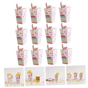 ULTECHNOVO 12pcs Popcorn Boxes Mermaid Chip Box Mini Treat Boxes Mini Popcorn Boxes Candy Popcorn Party Popcorn Boxes Movie Night Treat Box Food Trays Disposable Paper Popcorn Paper Boxes