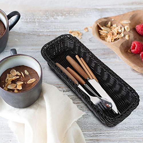 Basket Holder Fork Basket Drain Basket Restaurant Storage Basket Desktop Chopsticks Storage Basket Holder Poster Creativity Chopstick Rests & Holders (Small L240*W110*H50MM)