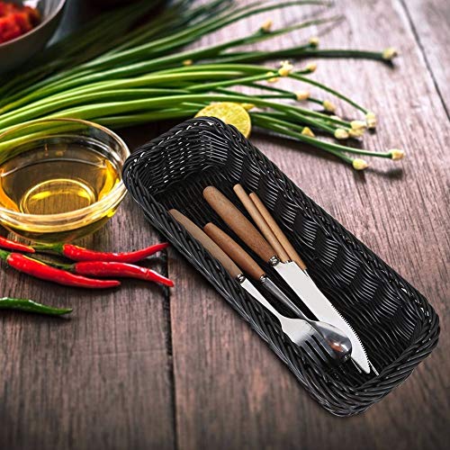 Basket Holder Fork Basket Drain Basket Restaurant Storage Basket Desktop Chopsticks Storage Basket Holder Poster Creativity Chopstick Rests & Holders (Small L240*W110*H50MM)