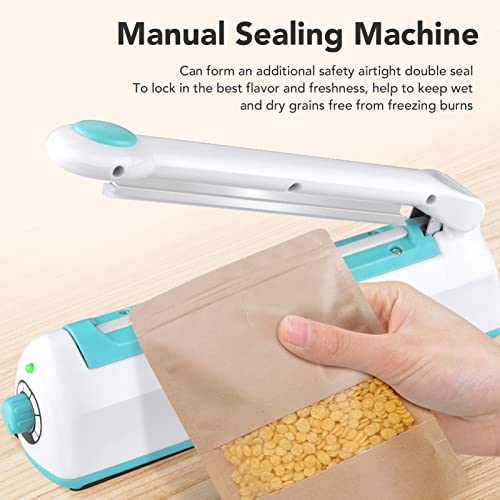 Bag Sealing Machine, Safe, Easy to Operate, 210W Pulse Manual Bag Sealer, Length 200mm, Fast Heating for Industrial Use (CN Plug 220V)