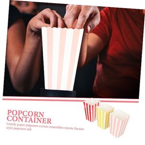 60pcs Popcorn Boxes Popcorn Box Green Decor Disposable Snack Containers Disposable Containers Popcorn Bowl Popcorn Container Popcorn Bucket Paper Party Snack Container Soft