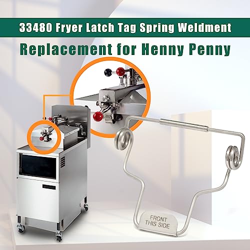 33480 Tag Spring Weldment Replacement for Henny Penny Fryer ONLY for Latch