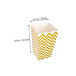 ULTECHNOVO 30pcs Popcorn Boxes Popcorn Box Mini Popcorn Boxes Gift Box Mini Foods Birthday Party Paper Supplies Popcorn Bucket Paper Popcorn Bags Food Grade Paper Food Paper Container