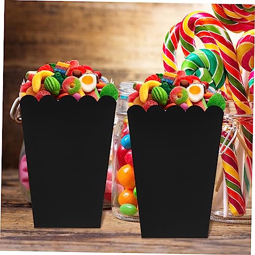 BESTonZON 50pcs Popcorn Boxes Popcorn Popcorn Box Candy Gift Box Disposable Food Containers Cookie Gift Boxes Popcorn Buckets for Theater Popcorn Treat Boxes Movie Night Snack Trays Mini