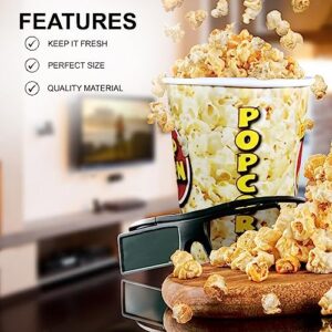 MT Products 50 Pack Paper Popcorn Cups - 32 oz. Disposable Popcorn Buckets - Popcorn Containers for Party, Movie Nights, Carnivals, Fundraisers, Birthday