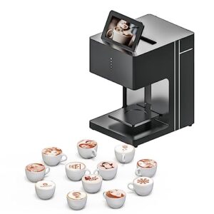 food-grade coffee latte machine, automatic bean to cup coffee machine, 3d art printer digital inkjet, wifi photo printing touch screen display, diy decoration maker, for coffee shop