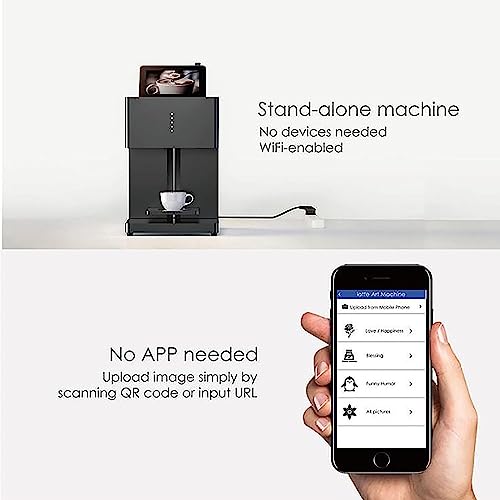 Food-grade Coffee Latte Machine, Automatic Bean To Cup Coffee Machine, 3D Art Printer Digital Inkjet, WIFI Photo Printing Touch Screen Display, DIY Decoration Maker, for Coffee Shop