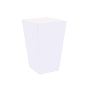 popcorn containers 100pcs white popcorn boxes mini paper popcorn box cardboard popcorn container white open-top popcorn box set for movie nights weddings popcorn bags for party