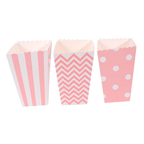 UPKOCH 36pcs Popcorn Box Paper Candy Container Paper Popcorn Box Popcorn Holders Disposable Containers Candy Containers Candy Snack Box Party Supplies Popcorn Paper Box White Cardboard