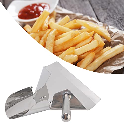 Popcorn Scoop Food French Fries Rustproof Stainless Steel Shovel Bagger Scooper Fry for Cinemas Buffet