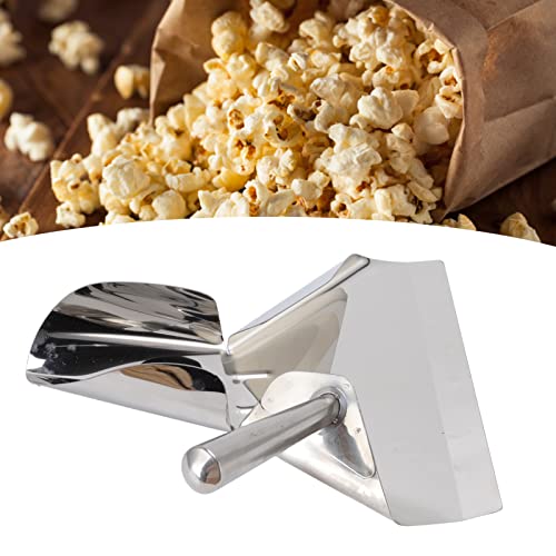 Popcorn Scoop Food French Fries Rustproof Stainless Steel Shovel Bagger Scooper Fry for Cinemas Buffet