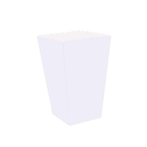 ultechnovo 100pcs popcorn boxes items candy snack box disposable containers popcorn bags for party popcorn containers white open-top popcorn box popcorn bucket supplies candy box stripe