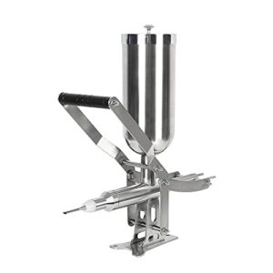 4.5l manual jam filling machine, vertical stainless steel donuts filler, commercial paste liquid churro cream fillers for bakery, ce/fcc/ccc/pse