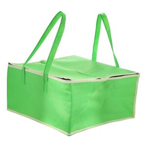 ultechnovo insulated food delivery bag 1pc catering delivery food warmer reusable shopping camping tote storage camping coolers pizza insulation tote lunch lunch box aluminum