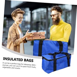 ULTECHNOVO Insulated Bag Cake Containers Beverage Container Foldable Basket Foldable Picnic Basket Insulated Shopping Bags Collapsible Baskets Insulation Thermal Bag Pizza Delivery Bag Large