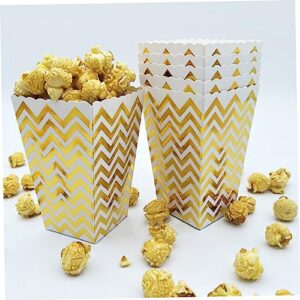 STOBOK 1 Set 36 Pcs Popcorn Popcorn Box Popcorn Treat Box Mini Popcorn Boxes Shower Goodie Boxes Pink Containers Babyboy Gifts Gift Bag Organizer Wrapping Box Packing Box Food