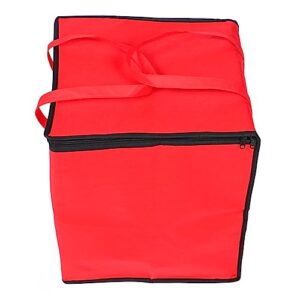 ULTECHNOVO 1pc Portable Cooler Bag Collapsable Cooler Shopping Tote Bag Portable Heating Lunch Box Insulated Pizza Bag Cold Delivery Bag Heated Lunchbox Pizza Insulation Tote Lunch Bag Food