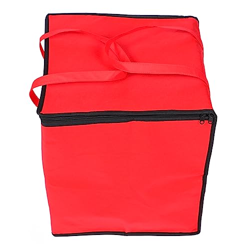 ULTECHNOVO 1pc Portable Cooler Bag Collapsable Cooler Shopping Tote Bag Portable Heating Lunch Box Insulated Pizza Bag Cold Delivery Bag Heated Lunchbox Pizza Insulation Tote Lunch Bag Food