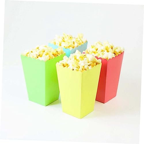 Popcorn Holder 8pcs Popcorn Boxes Dot Design Popcorn Box Popcorn Cartons Polka Dot Decorate Popcorn Boxes Popcorn Containers