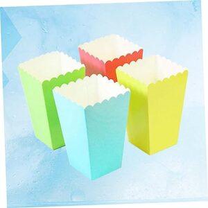 Popcorn Holder 8pcs Popcorn Boxes Dot Design Popcorn Box Popcorn Cartons Polka Dot Decorate Popcorn Boxes Popcorn Containers