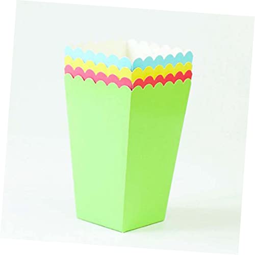 Popcorn Holder 8pcs Popcorn Boxes Dot Design Popcorn Box Popcorn Cartons Polka Dot Decorate Popcorn Boxes Popcorn Containers