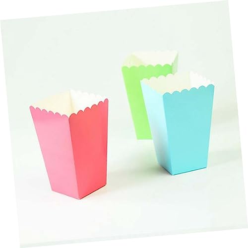 Popcorn Holder 8pcs Popcorn Boxes Dot Design Popcorn Box Popcorn Cartons Polka Dot Decorate Popcorn Boxes Popcorn Containers