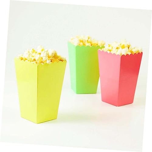 Popcorn Holder 8pcs Popcorn Boxes Dot Design Popcorn Box Popcorn Cartons Polka Dot Decorate Popcorn Boxes Popcorn Containers