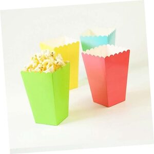 Popcorn Holder 8pcs Popcorn Boxes Dot Design Popcorn Box Popcorn Cartons Polka Dot Decorate Popcorn Boxes Popcorn Containers