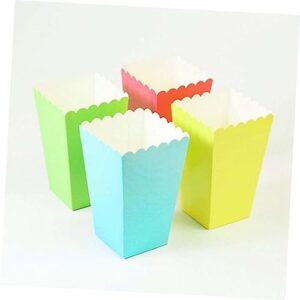 Popcorn Holder 8pcs Popcorn Boxes Dot Design Popcorn Box Popcorn Cartons Polka Dot Decorate Popcorn Boxes Popcorn Containers