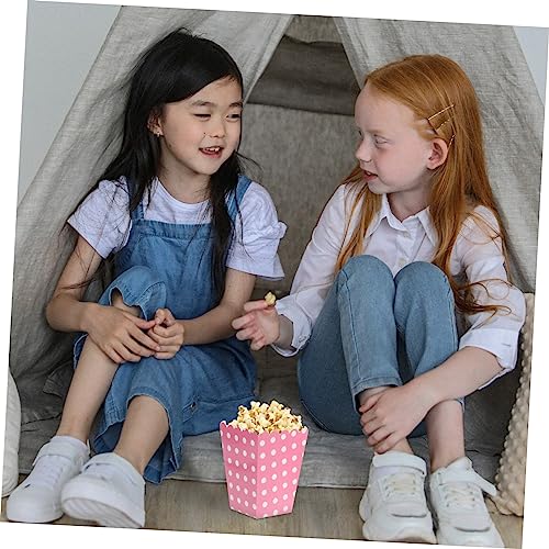 Popcorn Bags 36pcs Popcorn Boxes Fringe Set Wedding Supplies Wedding Cookies Carnivals Cookies Chips Boxes Fried Food Ornament Container for Movie Night Movie Night Gift Basket