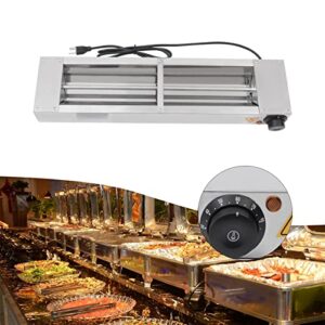 24'' Food Heat Lamp Electric Buffet Warmer Lights,500W Overhead Food Warmer Adjustable Temperature Control Heating Lamps for Chips Churros Buffet Kitchen Restaurants